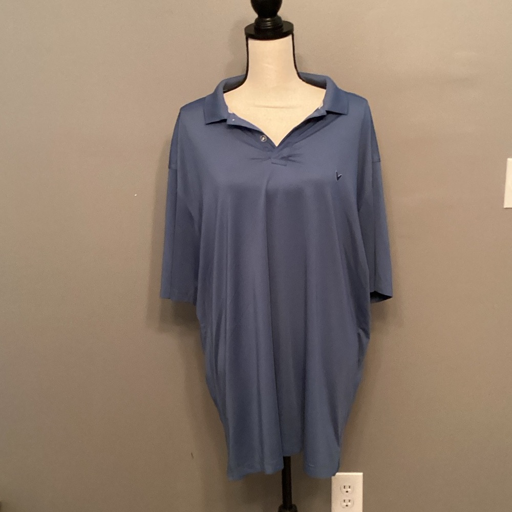 Men’s XL Callaway Opti-Dri Navy Polo Shirt EUC